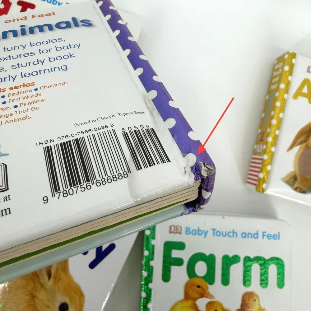 Lot 5 DK Baby Touch and Feel Board Books Animals Trucks Farm Bunny